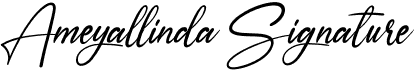 preview image of the Ameyallinda Signature font