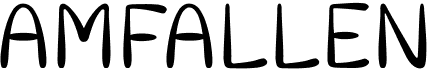 preview image of the Amfallen font