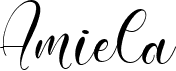 preview image of the Amiela font