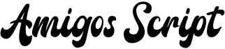 preview image of the Amigos Script font