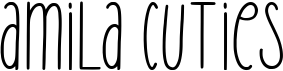 preview image of the Amila Cuties font