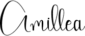 preview image of the Amillea font