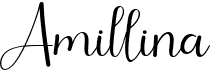 preview image of the Amillina font