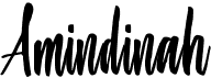 preview image of the Amindinah font