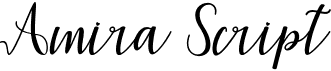preview image of the Amira Script font