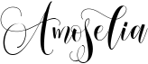 preview image of the Amoselia font