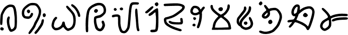 preview image of the Amphibia Runes font