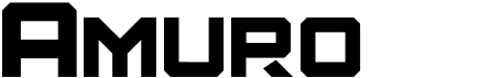 preview image of the Amuro font