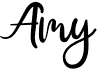 preview image of the Amy font