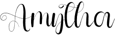 preview image of the Amytha font