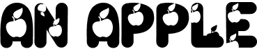 preview image of the An Apple font