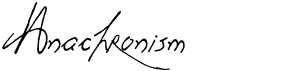 preview image of the Anachronism font