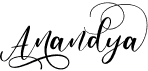 preview image of the Anandya font