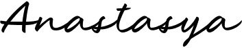 preview image of the Anastasya font