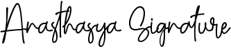 preview image of the Anasthasya Signature font