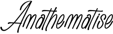 preview image of the Anathematise font
