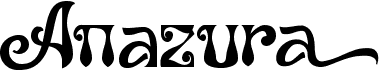 preview image of the Anazura font