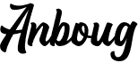 preview image of the Anboug font