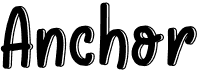 preview image of the Anchor font