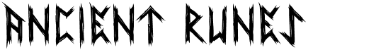 preview image of the Ancient Runes font