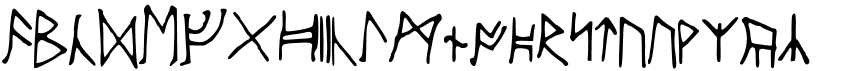 preview image of the Ancient Runes font