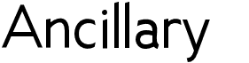 preview image of the Ancillary font