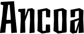 preview image of the Ancoa font