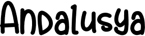 preview image of the Andalusya font