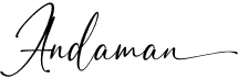 preview image of the Andaman font