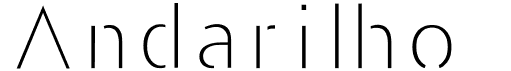 preview image of the Andarilho font