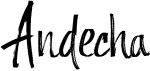 preview image of the Andecha font
