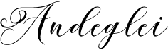 preview image of the Andeglei font