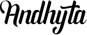 preview image of the Andhyta font