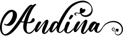 preview image of the Andina font