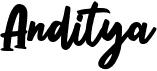 preview image of the Anditya font