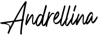 preview image of the Andrellina font