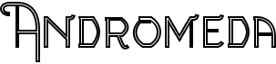 preview image of the Andromeda font