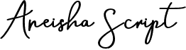 preview image of the Aneisha Script font