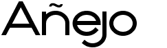 preview image of the A�ejo font