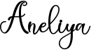 preview image of the Aneliya font
