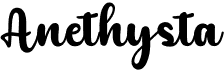preview image of the Anethysta font