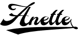 preview image of the Anette font