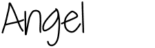 preview image of the Angel font