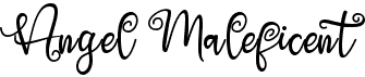 preview image of the Angel Maleficent font