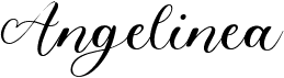 preview image of the Angelinea font