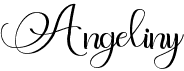 preview image of the Angeliny font