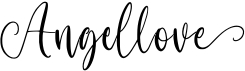 preview image of the Angellove font