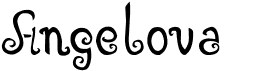 preview image of the Angelova font