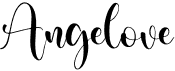 preview image of the Angelove font