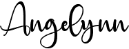 preview image of the Angelynn font